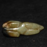 Antike feine Hetian Jade Maus